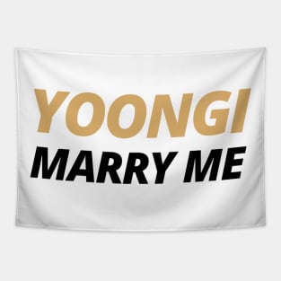 Yoongi Marry Me (BTS / Agust D / SUGA) Tapestry