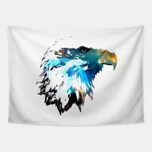 Space Bald Eagle Tapestry