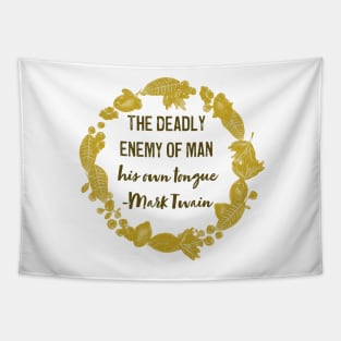 Deadly Enemy of Man Tapestry