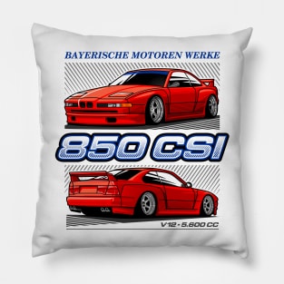 BMW 850 CSi Pillow