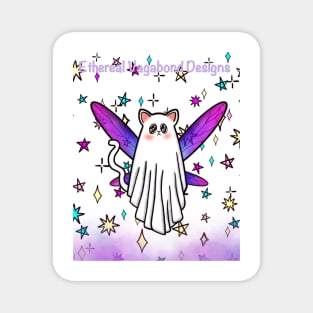 Ghost Cat Fairy Magnet