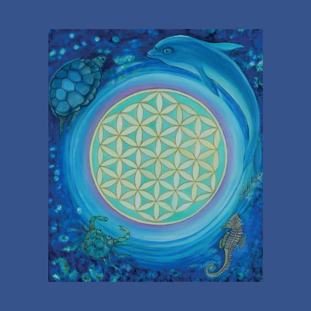 Flower of Life, element of water by shimaart