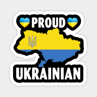 Proud Ukrainian Ukraine Flag Magnet