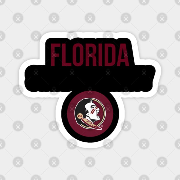 floridas state university Magnet by Ink Lines