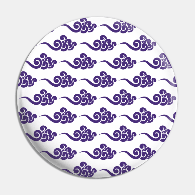 Purple Chinese Clouds Pattern Pin by Ayoub14