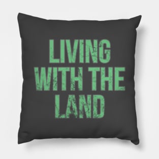 Living with the Land Vintage Pillow