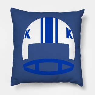 Retro Kentucky Football Helmet Pillow