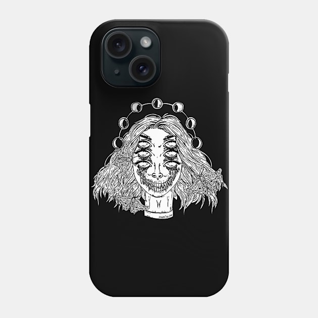 Dark Beauty - Inktober 19-26 Phone Case by DVerissimo