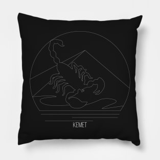 Kemet Minimalist Line Art - Board Game Inspired Graphic - Tabletop Gaming  - BGG Pillow