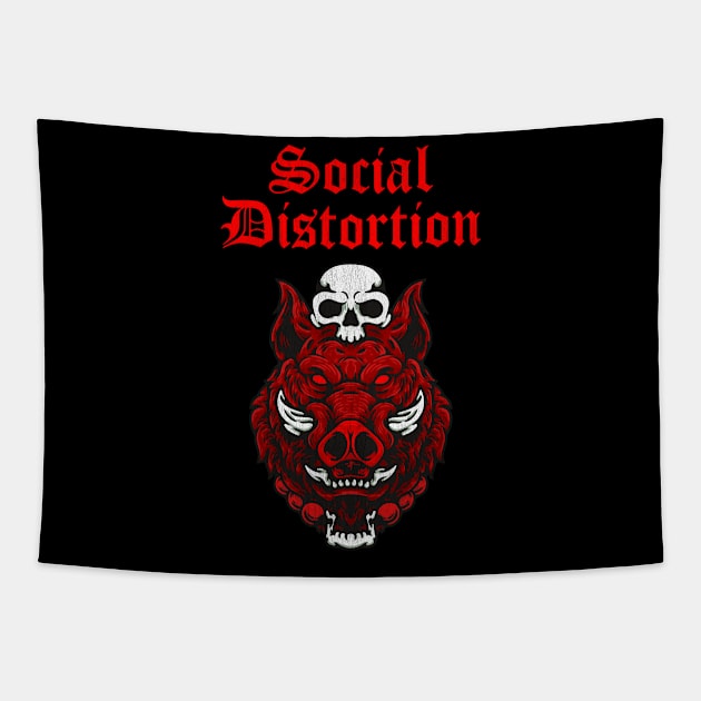 Social Distortion Somewhere Between Heaven and Hell Tapestry by Rooscsbresundae