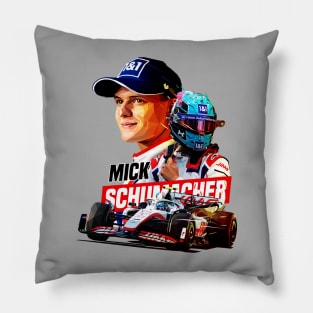 Mick Schumacher Low Poly Pillow