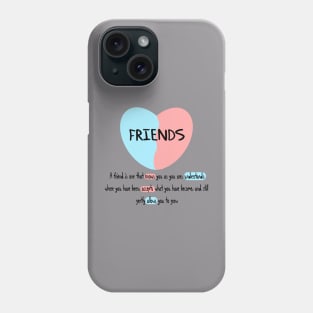 LOVE FRIENDSHIP Phone Case