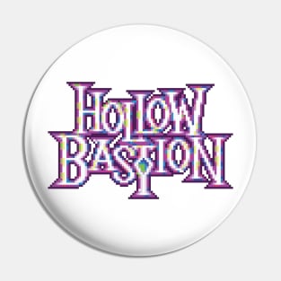 Hollow Bastion Logo Pixel Art Pin