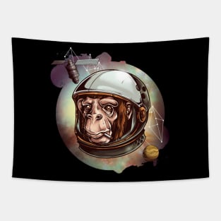 Astro Chimp Cosmic Night Tapestry