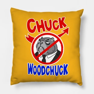 Stop Chuck Woodchuck Pillow