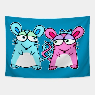 Mice In Love - A design by Perrin Tapestry