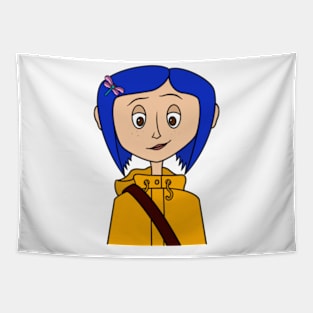 Eyes On Coraline Tapestry