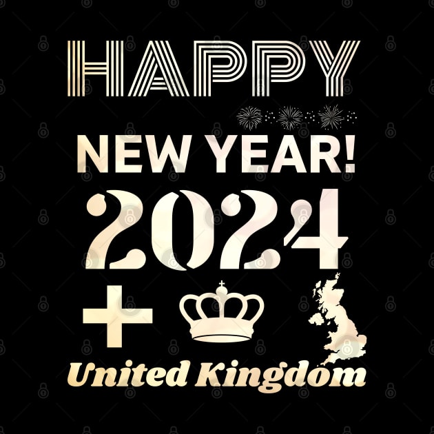 Happy New Year 2024 United Kingdom by Jimmynice