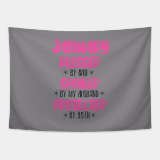 January Blessed Tapestry