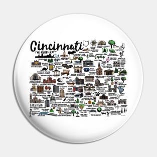 Cincinnati Ohio Map Pin