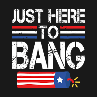 Just Here To Bang T-Shirt