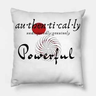 Au-Then-Ti-Cal-Ly Powerful Flipped Pillow