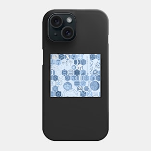 Math in color (navy) Phone Case