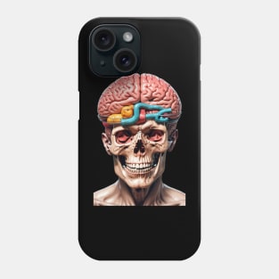 Brain Skull Face Phone Case