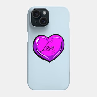 Purple Love Hearts - Forever Phone Case