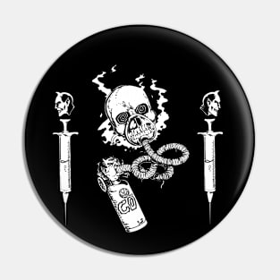 Dr. Death Back Only Pin