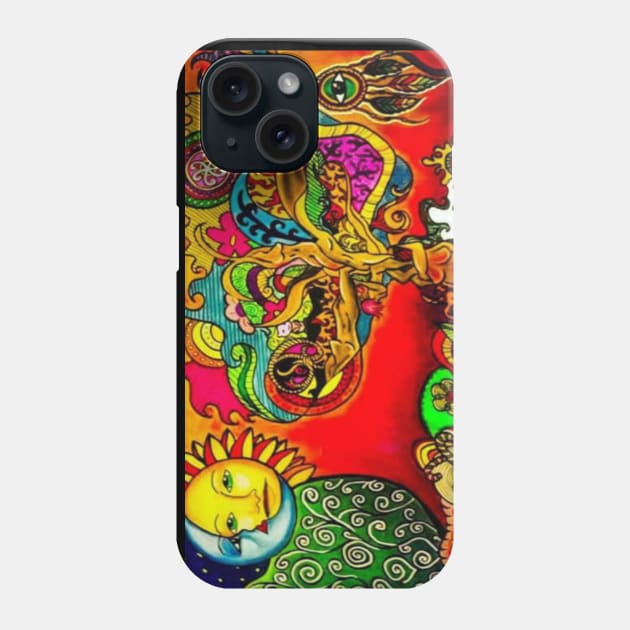 Psychedelic nature Phone Case by Psychedelic Creations