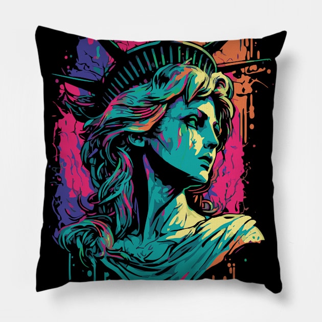 liberty Pillow by Supertrooper