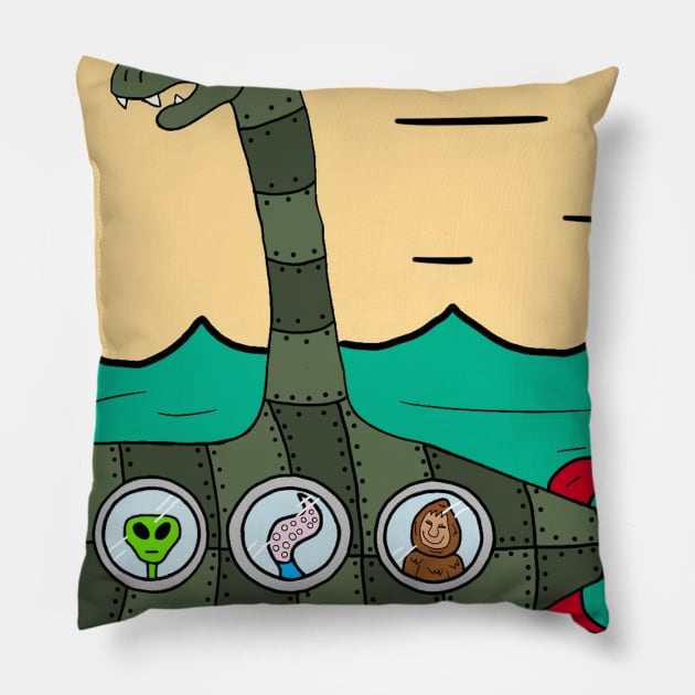 Deceived - The Oddball Aussie Podcast Pillow by OzOddball