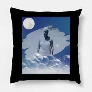 Moonlight Sea Collage Pillow