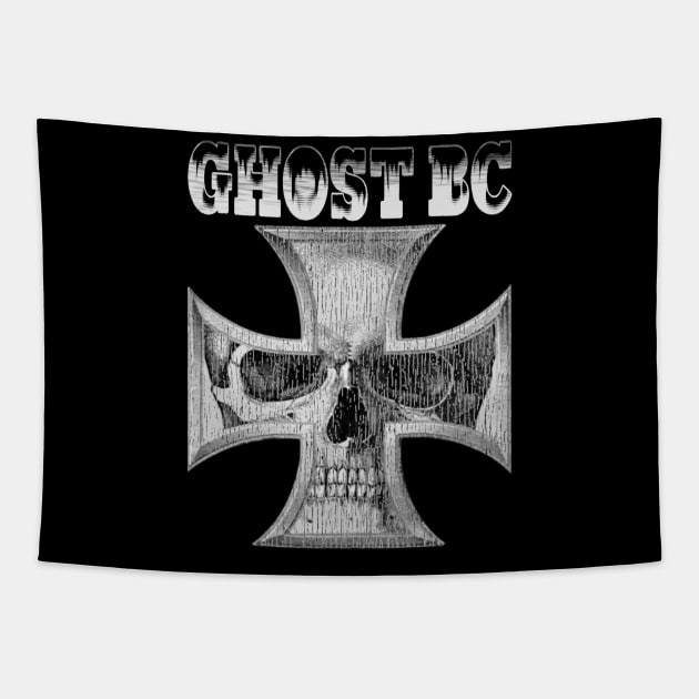 Ghost bc skull Tapestry by Scom