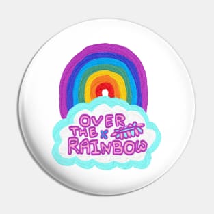 over the rainbow Pin