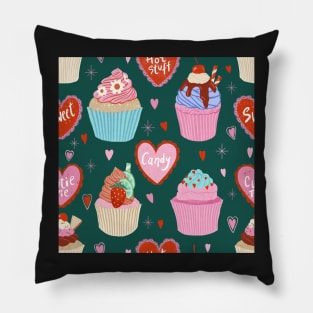 Cupcake valentine Pillow