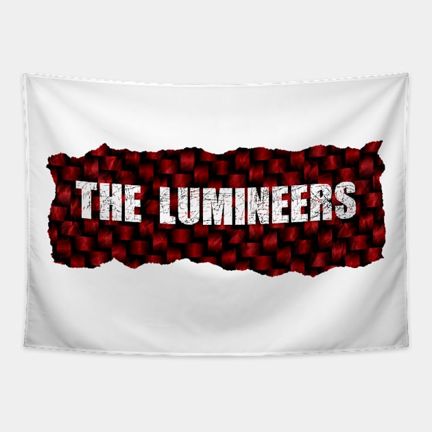 The Lumineers Ripped Flannel Tapestry by BAUREKSO