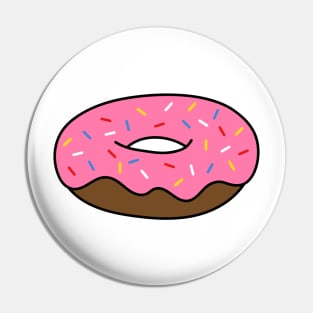 Pink Donut with Sprinkles Pin