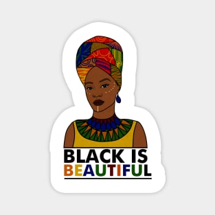 Black is Beautiful, African Pride Magnet