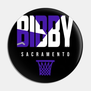 Bibby Sacramento Basketball Warmup Pin