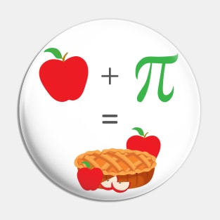 Funny Pi Day Apple Pie Pin