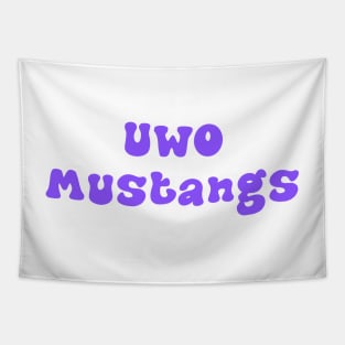 UWO Mustangs Tapestry