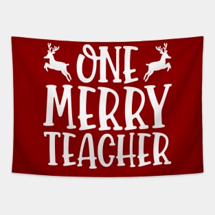 One Merry Teacher Tapestry