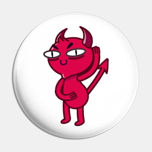 dancing red devil Pin