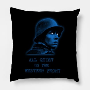 all quiet on the western front retro Pillow