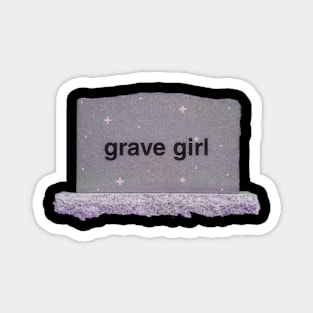 Grave Girl Magnet