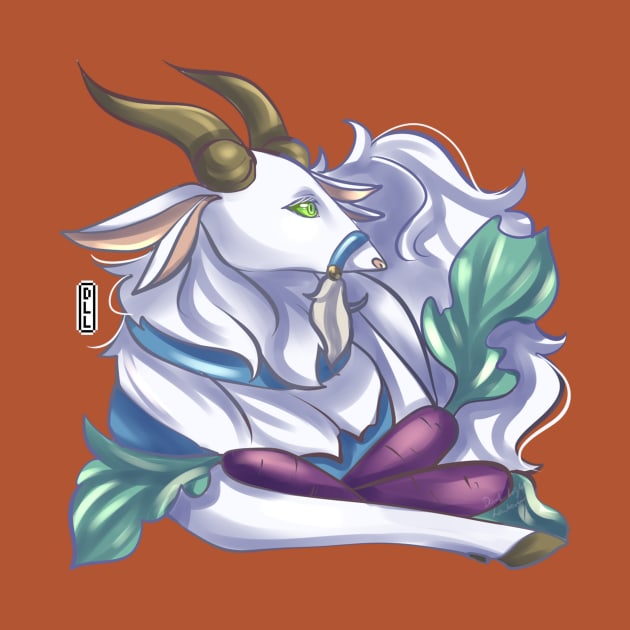 Majestic Horsy with Carrots by darklightlantern@gmail.com