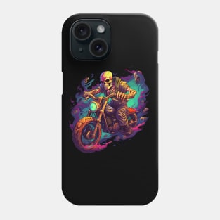 Epic Skeleton Motorcycle Phone Case