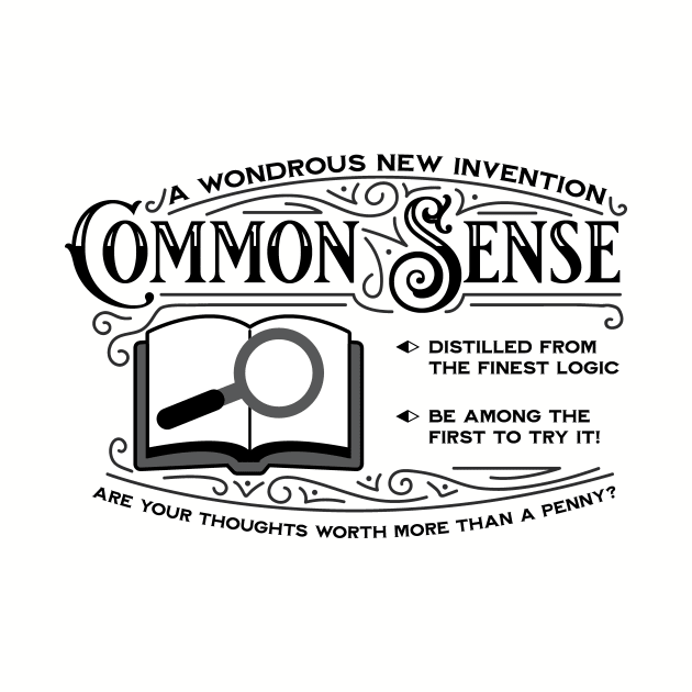 Introducing Common Sense Antique Advertisement by TeeMagnet